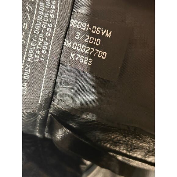 Harley Davidson Leather Chaps Men’s Sz Small Black 98091-06vm 3/2010 Motorcycle - Picture 4 of 7